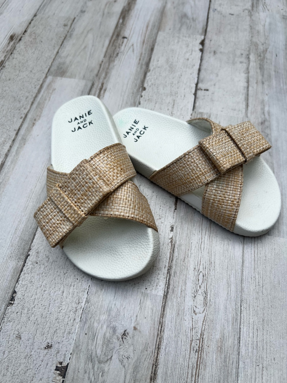 Janie and Jack Natural Woven Pool Slide